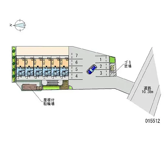 羽曳野市島泉 月極駐車場